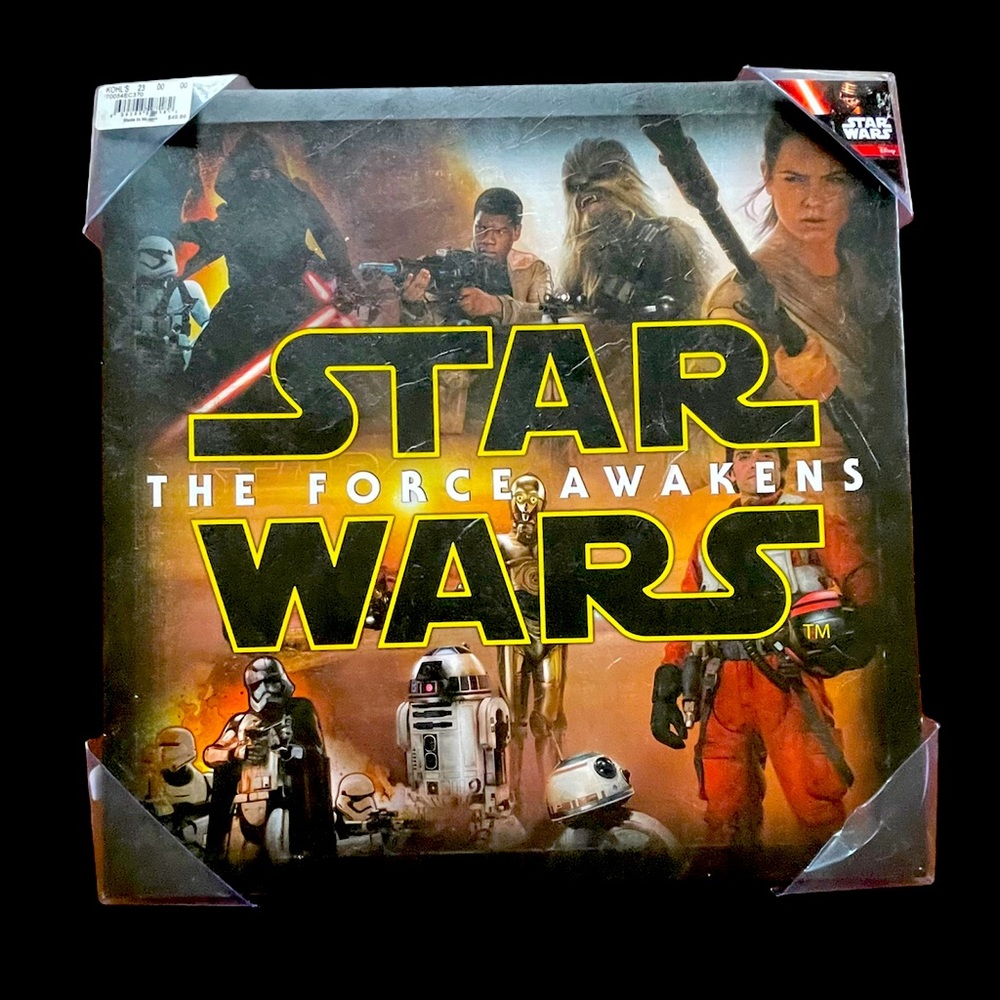 Star Wars Wall Canvas - The Force Awakens 16x16